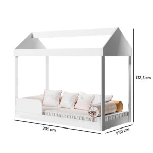 Mini Cama Casita Montessori Dakota - Imagen 3