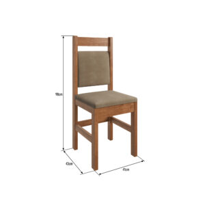 Silla de Comedor Rustica - Imagen 3