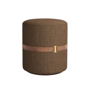 Lino Marrón con Negro